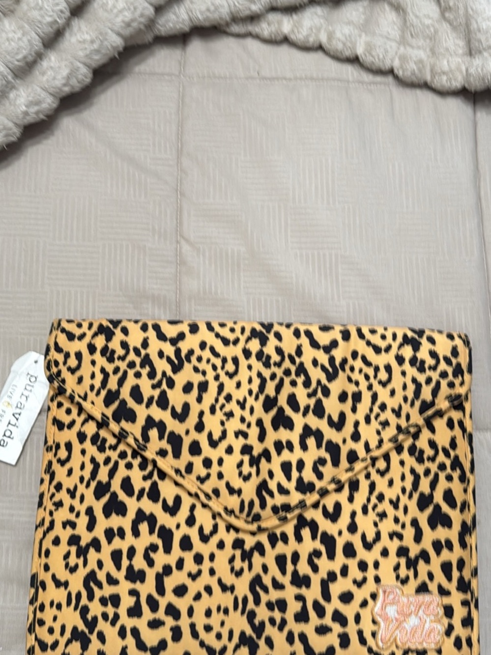 Pura vida Leopard Print laptop case 13 in